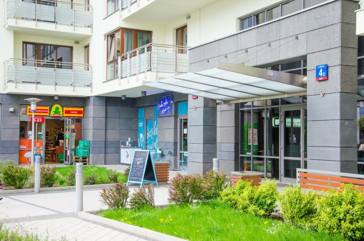 Apartament Centrum Gieldowa Варшава Екстериор снимка